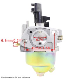 Carburetor for Northern Tool Powerhorse DJ170N 16111 16611 166112 24766 2476801 PGH4345 208CC 1800 2200 4000 3100 Watt Generator 1156 11571 13-Ton 20-Ton 208CC Log Splitter