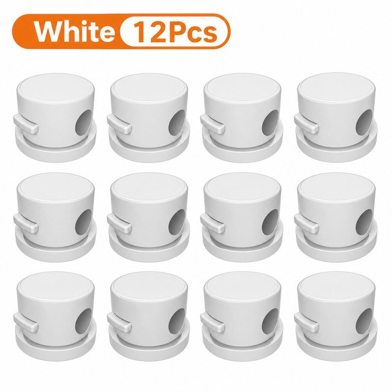 360° Rotatable Magnetic Cable Organizer Desk Cable Clip Cable Holder