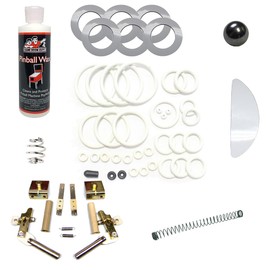 Game Room Guys White Premium Pinball Maintenance Kit Compatible with Whoa Nellie! Pinball Machine 2014 Stern