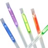 50Pcs 2 in 1 Glowing Straws Sticks Glowing in the