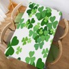 Walmsco Tablecloth Green Clover Luck Decor For Dining Room Kitchen