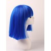 Prettyland Event C696 Women's Bob Straight Fringe Wig Medium Length