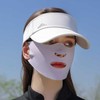 Washable Summer Sports Golf Face Cover Sun Shield Cool Mask Gray