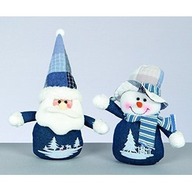 Toyland® 15cm Decorative Hanging Snowman With Hat And Gloves - Christmas Tree Decorations