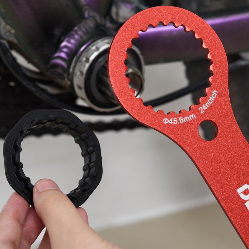 DILUSILK Bottom Bracket Tool, Bicycle BB Wrench, Dual Purpose Aluminum