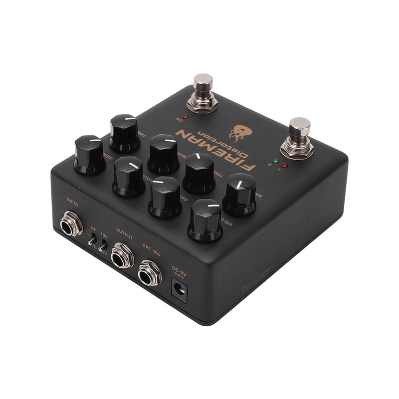 Distortion Effect Pedal 2 Channel Electric Guitar Accessories NDS‑5 with