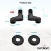 gotonovo Clawfoot Tub Adapter 3-3/8 Inch Adjustable Swing Arms for