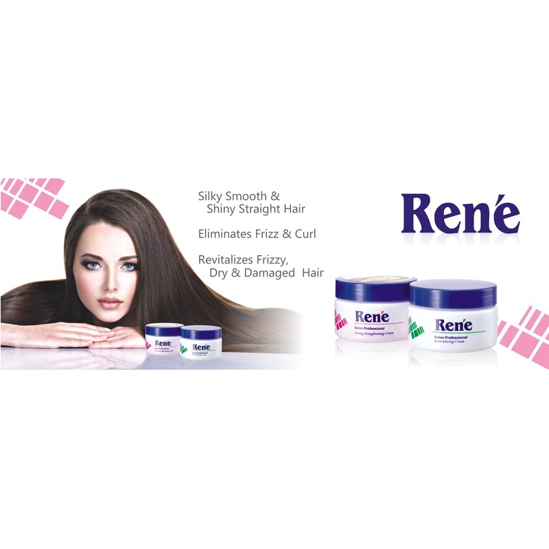 Rene [BUNDLE DEAL]Rene Hair Strong Straightening & Neutralizer Cream (500mlx2)