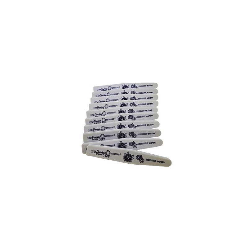Lote De 10 Limas Sponge 180/220 Uñas Manicure Mc Nails