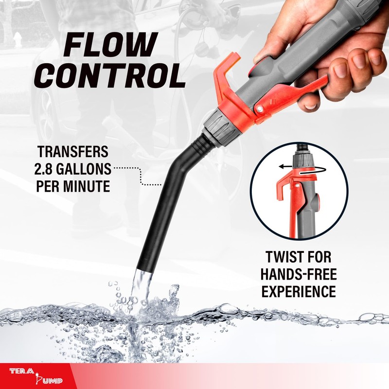 TERA PUMP 2nd Gen. Multi-Purpose Battery Powered Fuel Transfer Pump