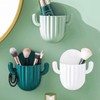 White living accessory wall pocket for organizing and storing small items Remote control stand 50ea