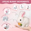 Easter Bunny Toy,Hopping Bunny Toy,Hopping Rabbit Plush Bunny Toy, Walks,