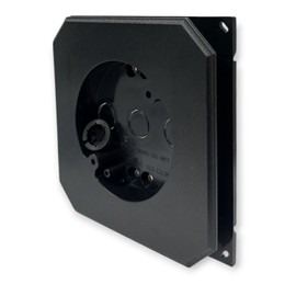 iMBAPrice 8141F-BK Black Non-Metallic Siding Mounting Block with Built-In Electrical Box, 1-Pack – Smooth Vertical Mounting for Outdoor Light Fixtures on All Siding Types