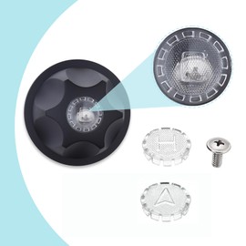 ZephyrJazz 2 Piece Shower Knob Replacement Compatible with Price/Pfister Verve Tub Shower, Bathtub Faucet Handle Remodel Trim Kit in Handle with Index Button Indicators (Matte Black)