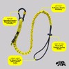 BearTOOLS Security Lanyard with Screw Lock, Aluminum Universal Adjustable Loop