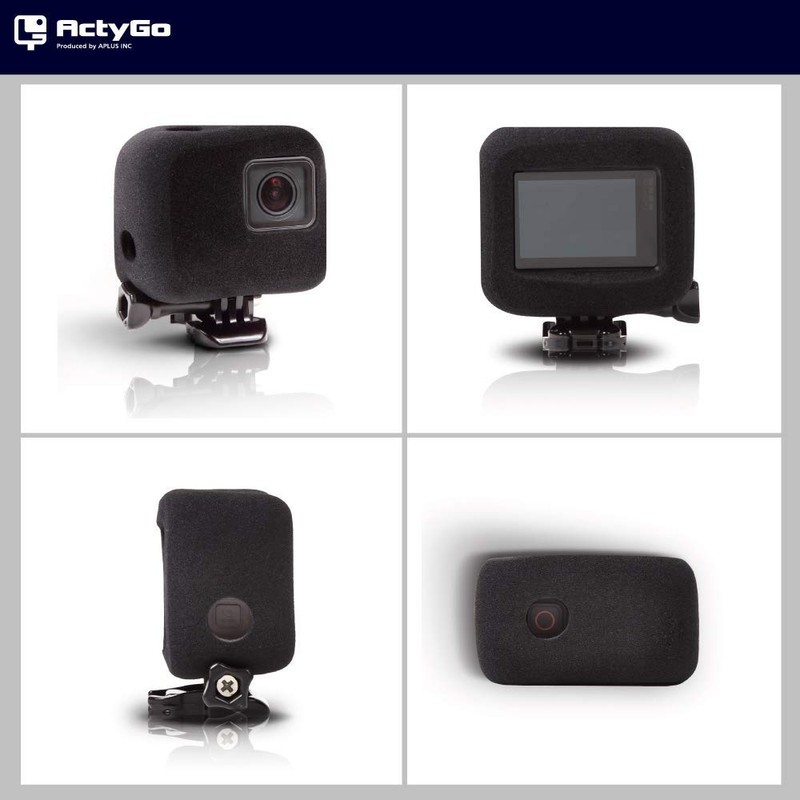 ActyGo Windproof Case for GoPro Hero7, Hero6, Hero5, Accessory, Wind