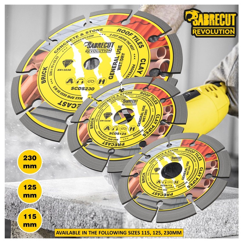1 x SabreCut SCDS230 230mm (9 inch) x 10mm x