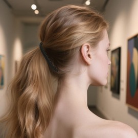 Flomiara Bananen-Haarspangen für Damen, Bananen-Clips für dickes, dünnes Haar, niedliche Haarspangen für Frauen und Mädchen, starker Halt, Pferdeschwanz-Halter, Krallen, Zuhause, Make-up, Outdoor, zum