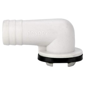 Air Conditioner Drain, Drain Outlet Connector, 1.9 * 1 * 1.1Inch Right-Angel Outlet Connector, for Draining Wastewater Air Conditioner