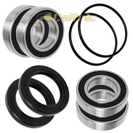 Caltric Rear Axle Ball Bearings Seals Kit for Suzuki LT-A400 Eiger 400 2002-2007