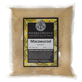 Maca Root Ground 500 g • "Energy and Endurance" • First Choice • High Active Ingredient Content • Similar to Swedish Herbs • HerbsnRoots