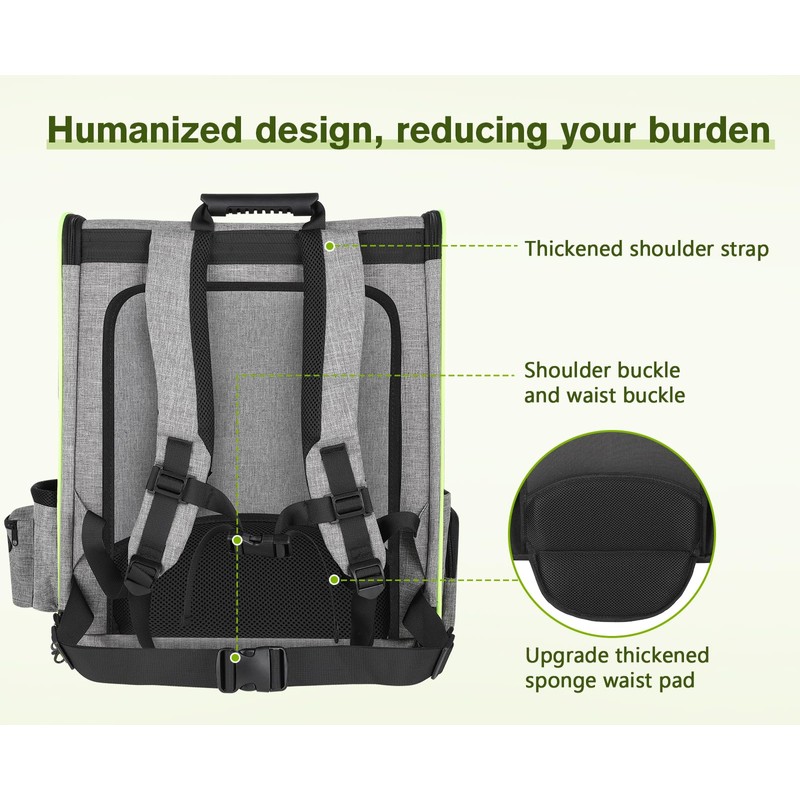 Pecute Pet Carrier Backpack, Large Cat Carrier Backpack Hold Up