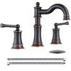 WINKEAR Roman Bathroom Sink Faucet Deck Mount or Wall Mount