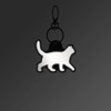 Reflexy Cat in Side Profile Reflector Pendant - Recycled Felt