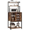 CuisinAid Bakers Rack with Power Outlets, 5-Tier Microwave Oven Stand