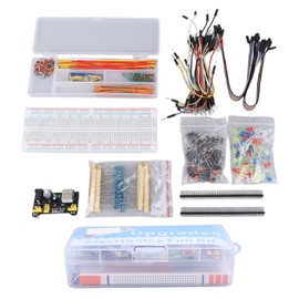 Electronics Kit Starter Fun Assortment Development Component Capacitors Resistors Transistors Diodes for R3