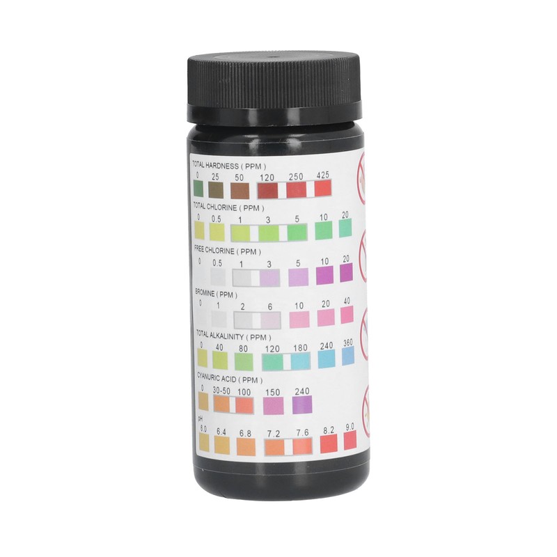 Pool Test Strips 7 in 1 Multifunctional Colorimetric Analysis 100