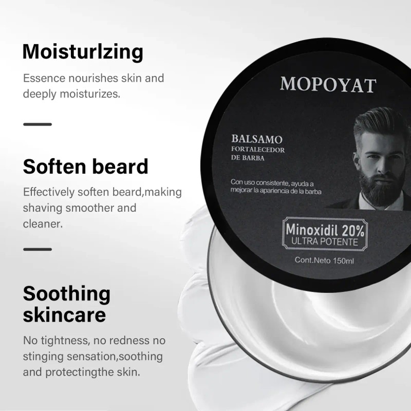3pcs Balsamo Para Crecer La Barba Al 20%