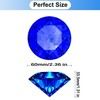 Hiziwimi 60mm Large Crystal Diamond Paperweight with Stand Jewels Wedding