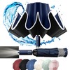 Travel Umbrella, Compact, Windproof, Reverse folding design, Increase and thicken