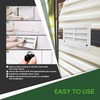 RVGUARD RV Refrigerator Lower/Upper Mount Vent 20-3/4"W x 10-3/4"H, RV