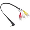 ALPINE KCE-250IV AUX Converter/Video Input Cable