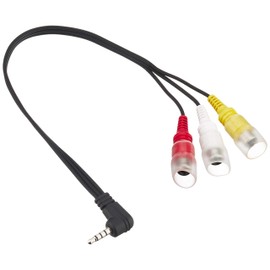 ALPINE KCE-250IV AUX Converter/Video Input Cable