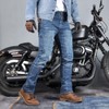 HUMAN HEART ​Men's Motorcycle Riding Pants Denim Jeans Protect Pads