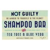 NOT GUILTY 75G Shampoo BAR Tea Tree & Aloe Vera