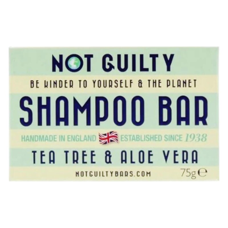 NOT GUILTY 75G Shampoo BAR Tea Tree & Aloe Vera