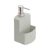 WENKO Dispensador de Gel con reposa cepillos Festival gris, Grey,