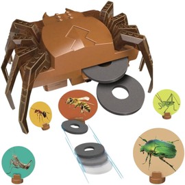 4M KidzRobotix Disc Launcher SpiderBot, Build and Launch Flying Discs, Ages 8+, 24.5 x 30.5 x 7.6 cm