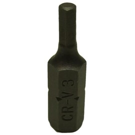 3mm Allen Bit H3 Metric 25mm/1" Long 1/4" Hex Shank Screwdriver. JL Missouri Parts & Misc. (1)