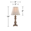 Regency Hill Cali Traditional Vintage Accent Table Lamps 19" High