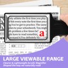 Large Magnifying Glass with Light, 10X 30X Handheld Rectangle Magnifying
