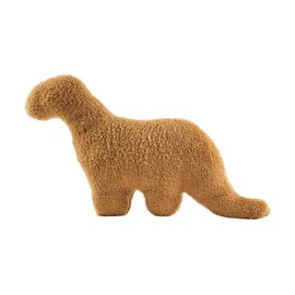 【2 PCS stuffed toys】Dino Chicken Nugget Plush,Soft Dinosaur Chicken Nuggets Pillow forBirthday Gifts, Dinosaur Theme Party Decorations - Color: Brontosaurus