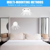 6 Inch Soffit Vent, Adjustable Air Vent Cover, ABS Round