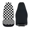 Pehede Car Seat Cover Black and White Chess Pattern Front