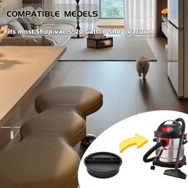 Retainer Cover Cap 30080 00 Compatible with Shop Vac 90304 Filter, Replaces Shop Vac 30080-00, Fit for 90304/90350/90333/903-04-00/9030400