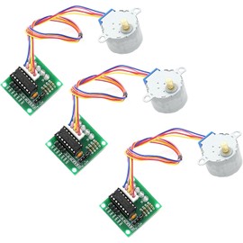 A-DIGISHUO 3Pcs ULN2003 28BYJ-48 4-Phase Stepper Motor with 5V Drive Board for Arduino PI PIC Raspberry Pi